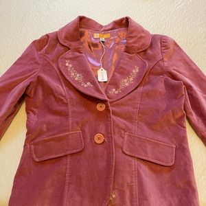 Women’s velvet jacket- Anthropologie like